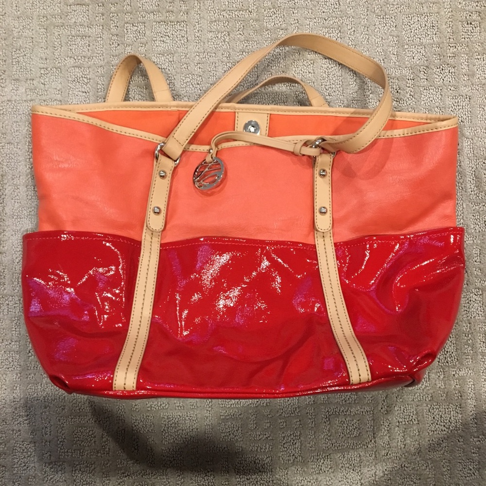 Style & Co. women’s tote bag faux leather canvas